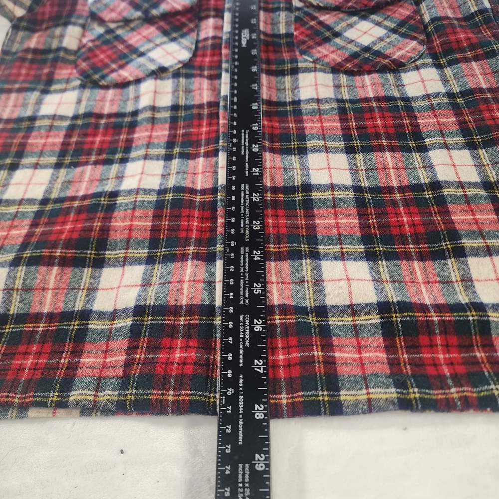 Pendleton Vintage Wool Board Shirt Stewart Dress Tartan Plaid Mens Medium USA - Picture 6 of 8